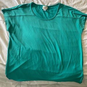 Ladies shirt sleeve blouse.